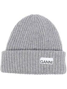  GANNI Hats Light Grey