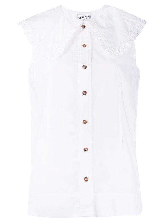 GANNI Shirts White