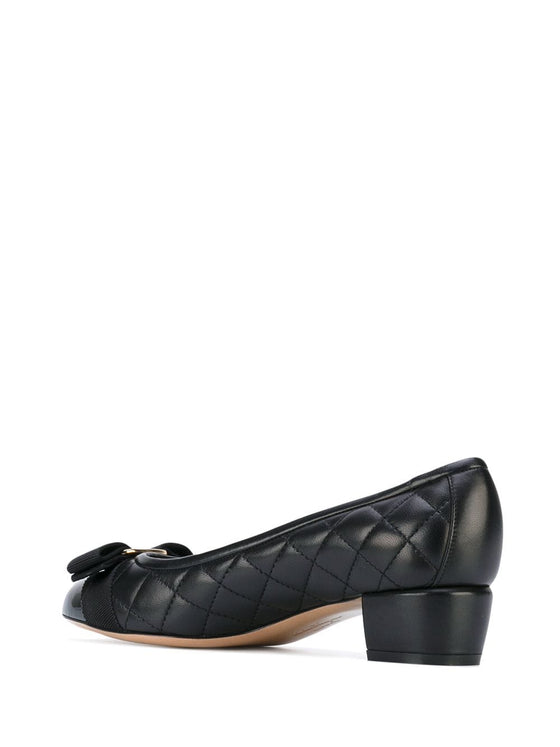 Ferragamo With Heel Black