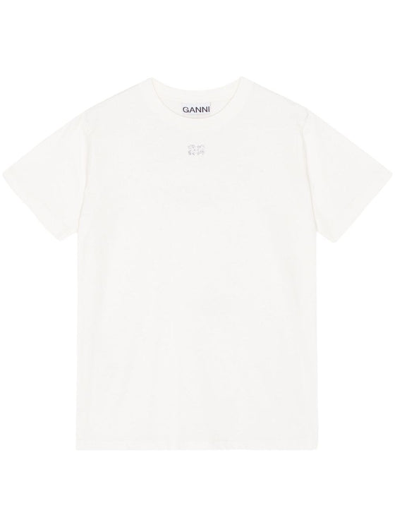 GANNI T-shirts and Polos White