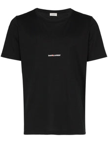  Saint Laurent  T-shirts and Polos Black