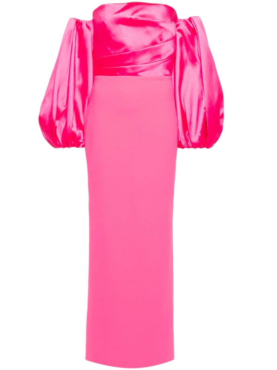 Solace London Dresses Fuchsia