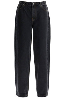  Rotate loose organic denim jeans in