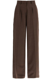  Magda Butrym wide stretch wool trousers for comfortable fit