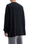 Fear Of God ESSENTIALS black cotton oversized sweater with logo