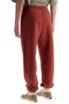 Fear Of God ESSENTIALS loose fit sweatpants in crimson red cotton