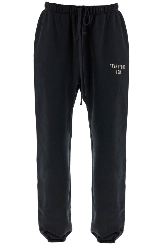 Fear Of God ESSENTIALS black heavy fleece sweatpants