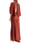 Zimmermann maxi dress eden with cape sleeves