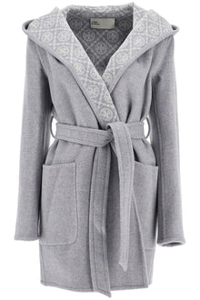  Tory Burch mid-length coat with hood