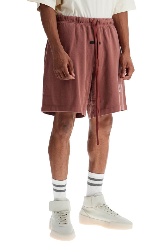 Fear Of God ESSENTIALS heavy jersey soccer shorts