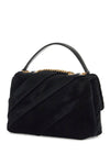 Tory Burch small kira velvet shoulder bag.