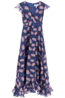  Saloni maxi cotton and silk emma dress.