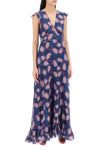 Saloni maxi cotton and silk emma dress.