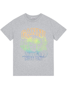  GANNI T-shirts and Polos Grey