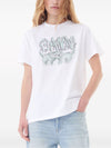 GANNI T-shirts and Polos White