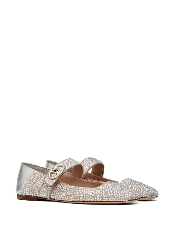 Valentino Garavani Flat shoes Silver