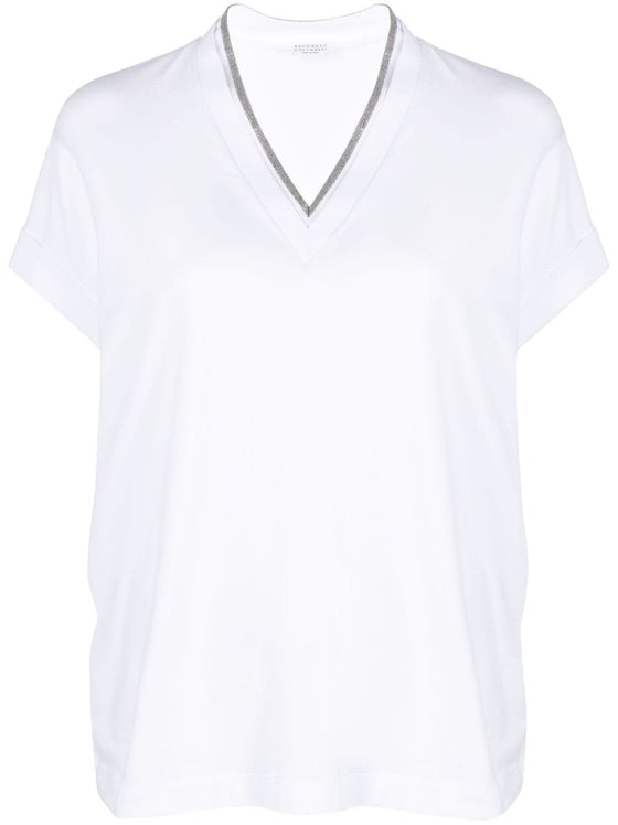 Brunello Cucinelli T-shirts and Polos White