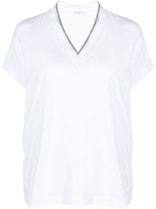  Brunello Cucinelli T-shirts and Polos White