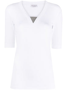  Brunello Cucinelli T-shirts and Polos White