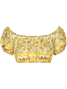  Dolce & Gabbana Top Yellow