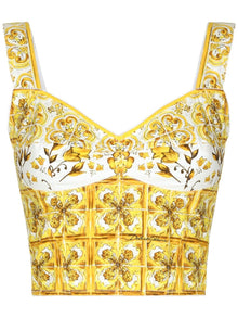  Dolce & Gabbana Top Yellow