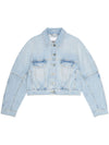 GANNI Coats Clear Blue