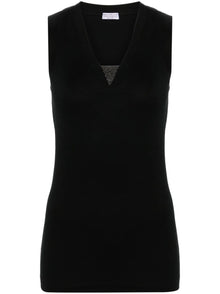  Brunello Cucinelli Top Black