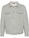 Brunello Cucinelli Coats Light Grey