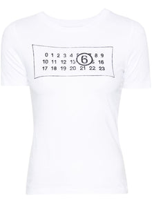  MM6 Maison Margiela T-shirts and Polos White