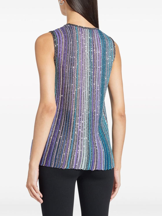 Missoni Top Clear Blue