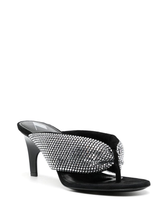 The Attico Sandals Silver