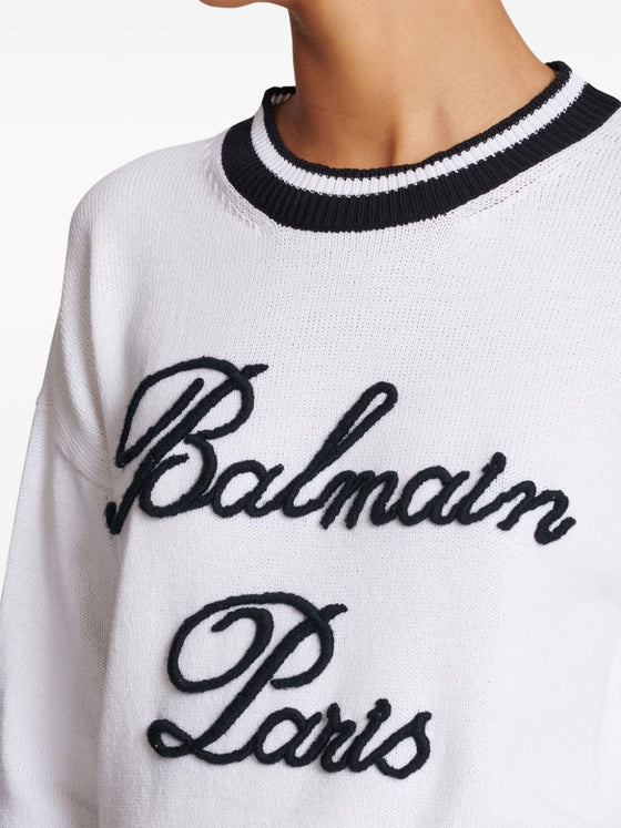 Balmain Sweaters White