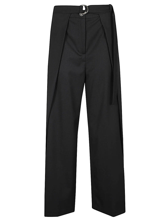 Erika Cavallini Semi-Couture Trousers Black