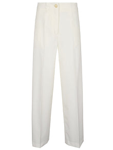  Erika Cavallini Semi-Couture Trousers White