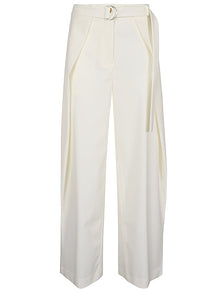  Erika Cavallini Semi-Couture Trousers White