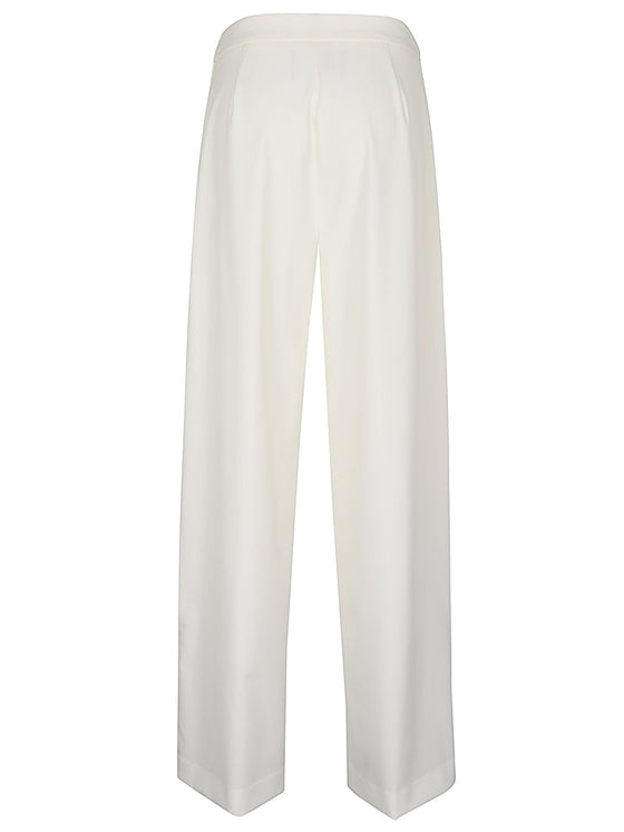 Erika Cavallini Semi-Couture Trousers White