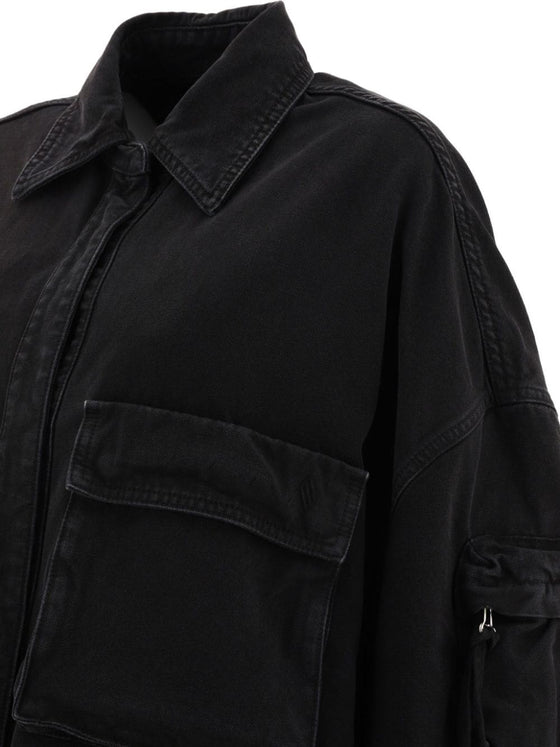 The Attico Coats Black