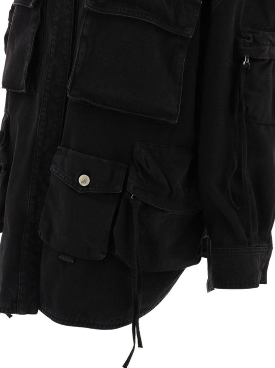 The Attico Coats Black