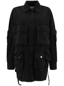  The Attico Coats Black