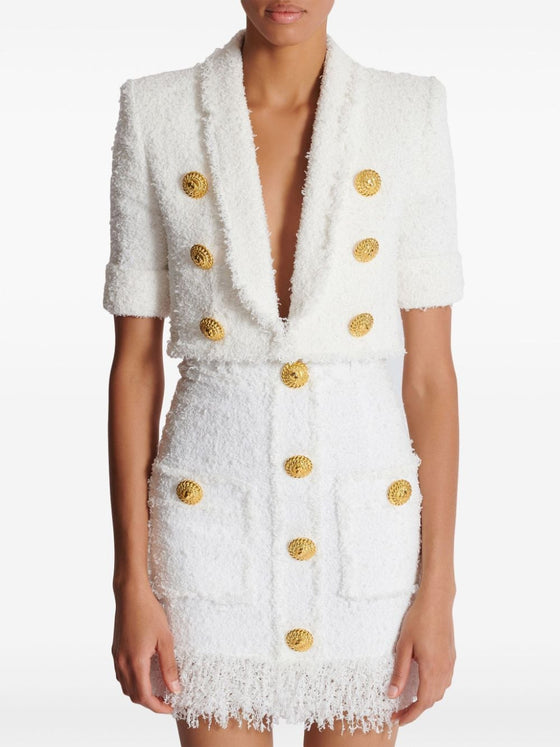 Balmain Jackets White