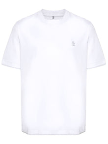  Brunello Cucinelli T-shirts and Polos White