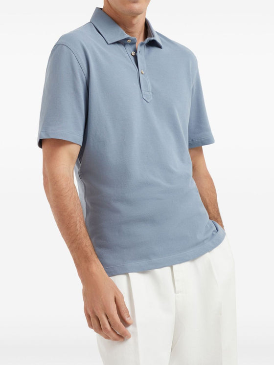 Brunello Cucinelli T-shirts and Polos Clear Blue