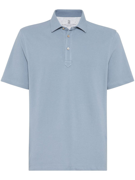 Brunello Cucinelli T-shirts and Polos Clear Blue