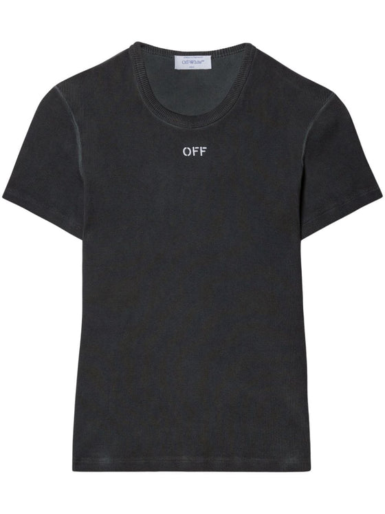 Off White T-shirts and Polos Grey