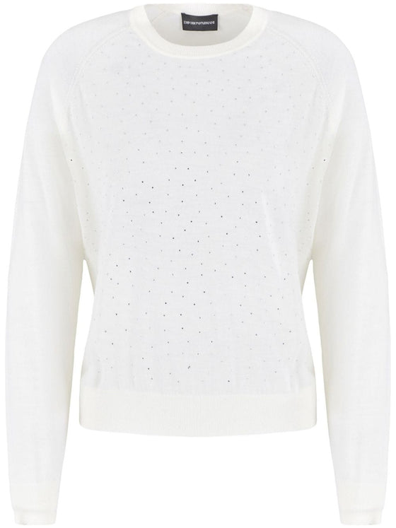 Emporio Armani Sweaters White