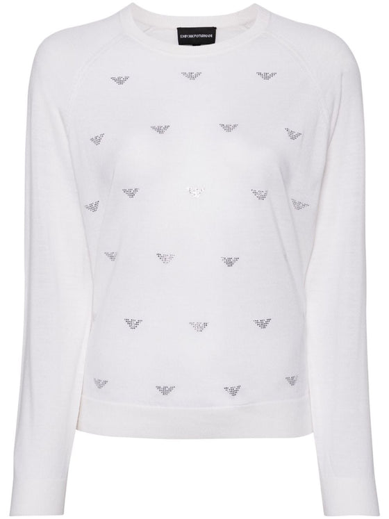 Emporio Armani Sweaters White