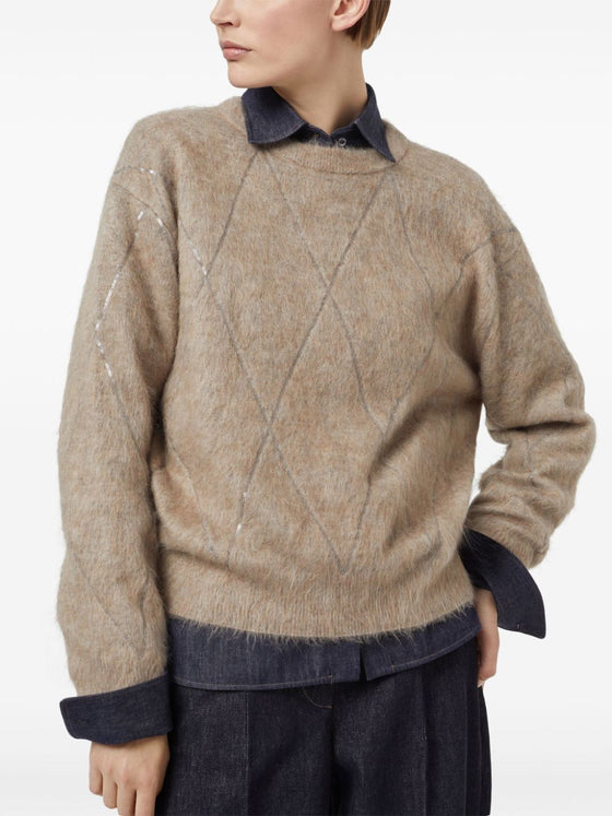 Brunello Cucinelli Sweaters Brown