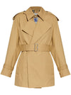 Burberry Coats Beige