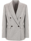 Brunello Cucinelli Jackets Grey