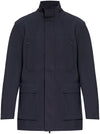 EMPORIO ARMANI CAPSULE Coats Blue